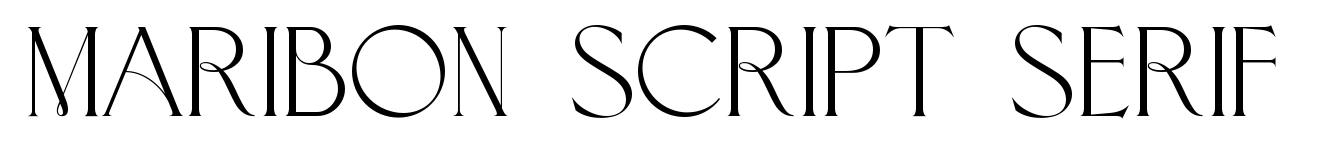 Maribon Script Serif